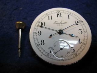 16s York Standard Of Chronograph Pocket Watch Movement