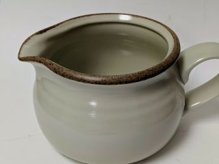Vintage Noritake Stoneware Creamer Pitcher 8474 Madera Ivory 12oz Discontinued