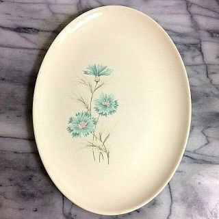 Vtg Taylor Smith Taylor Serving Platter Boutonniere Ever Yours 11 1/4 " X 8 1/4 "