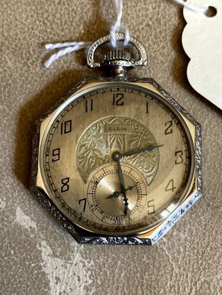 Elgin Pocket Watch.  15 Jewel.  12 Size