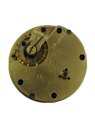 Lancashire Watch Company Pocket Watch Movement For Repair Project (ap16)