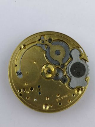 Lancashire Watch Company Pocket Watch Movement for Repair Project (AP16) 2