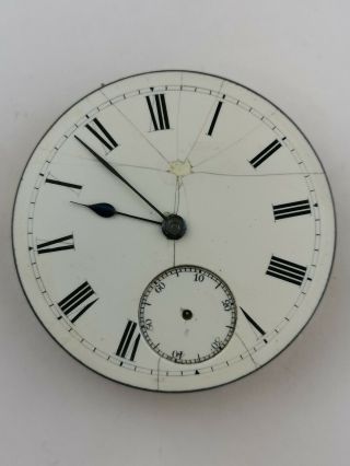 Lancashire Watch Company Pocket Watch Movement for Repair Project (AP16) 3
