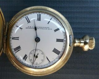 Antique Regina 7 Jewels Gold Filled Pocket Watch