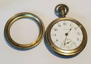 Vintage American Waltham Pocket Watch In Keystone Case