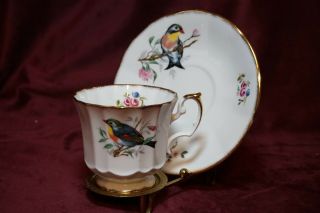 Vintage Elizabethan Footed Teacup And Saucer Fine Bone China Tea Cup England