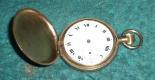 Vintage Elgin Full Hunter Pocket Watch Keystone Case Spares