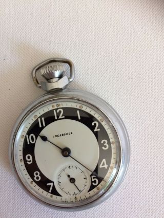 A Vintage Ingersoll Triumph Pocket Watch In Order
