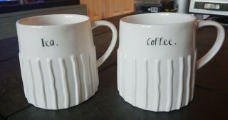 Rae Dunn By Magenta Rare,  Uniques Coffee Tea Mugs Large