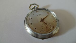 Vintage Lanco 15 Jewels Pocket Watch Great Order And.