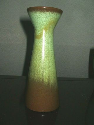 Frankoma Vintage Prairie Green Bud Vase Sapulpa Clay Plainsman 1 Of 2