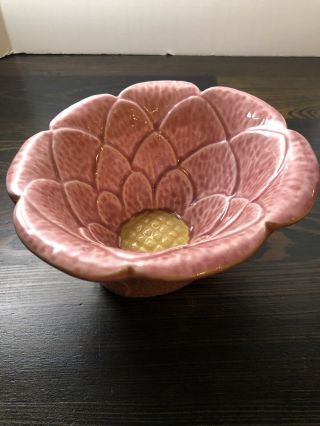 Treasure Craft Cactus Chips Dip Ceramic Pottery Replacement Flower Bowl
