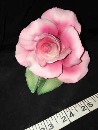 Vintage Capodimonte Fabar Pink Rose