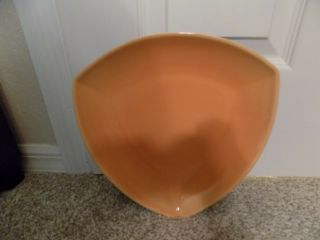 Vinatge Faria & Bento Hotelware Ceramic Stoneware Triangle Platter
