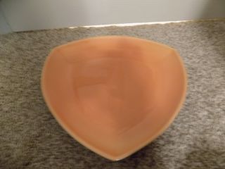 Vinatge Faria & Bento Hotelware Ceramic Stoneware Triangle Platter 2