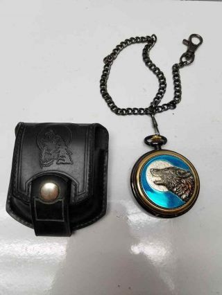 Franklin Spirit Of The Wolf Pocket Watch / Sn1237
