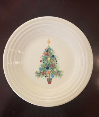 Homer Laughlin,  Fiesta Christmas Tree 9” Luncheon Salad Plate For Dinner
