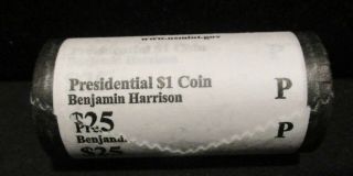 2012 - P Benjamin Harrison U.  S.  Wrapped Unc.  Presidential $25 Roll