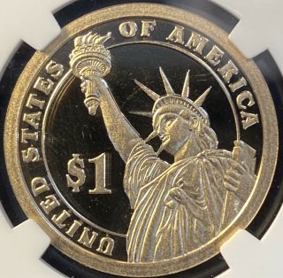 2012 S Chester Arthur Presidential Dollar Coin PF 70 Ultra Cameo 3