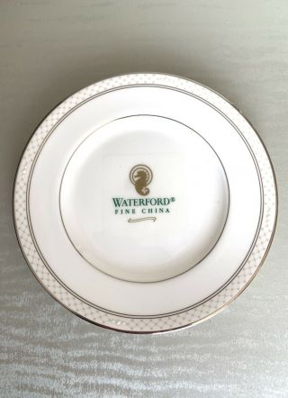 Waterford Fine China Padova Pearl White 6”bread & Butter Plate Made In Japan