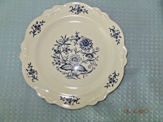 Homer Laughlin Imperial Blue Dresden Pattern Dinnerware Plate