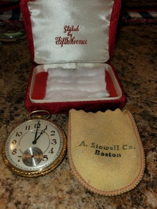 Vintage Waltham Pocket Watch Gold Filled