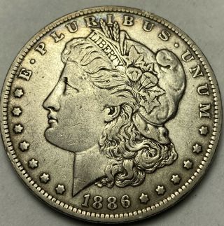 1886 O Morgan Silver Dollar $1