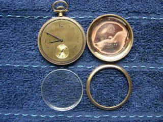 1924 Elgin Pocket Watch - Open Face - Size 12s - 7jewels - Grade 303 20 Year