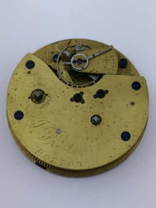 Large Center Seconds Chronograph Pocket Watch Movement & Repair (AC87) 3