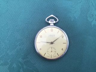 Vintage Lanco 15 Jewels Pocket Fob Watch