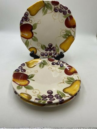 Set Of 3 Better Homes And Gardens Fruit Salad Plates