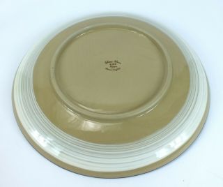 Vintage SHOWA STONE WARE Hand Crafted Bamboo Serving Platter Made in Japan 12 