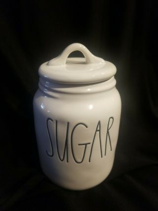 Rae Dunn Baby Size Small “sugar” Canister