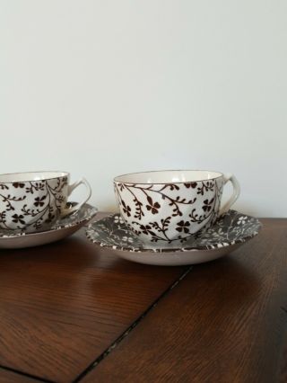 Johnson Brothers Laura Ashley Susanna Set Of 3 Cups And Saucers 2