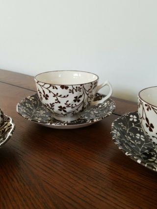 Johnson Brothers Laura Ashley Susanna Set Of 3 Cups And Saucers 3