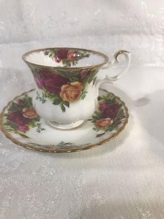 Royal Albert Old Country Roses Demitasse Cup And Saucer