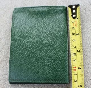 Rolex Sea Dweller 16600 Tool Kit Holder Wallet 100.  25.  34 Vintage Green Leather 2
