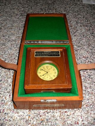 Hamilton Model 22 Chronometer Watch,  " Double Boxed " Fantastic Timepiece