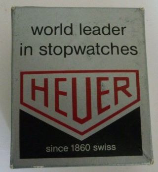 Heuer 1000 Microsplit Digital Stopwatch Swiss Model Hag
