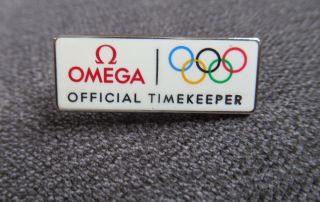 Omega Watches Olympic Pin Badge - Official Timekeeper