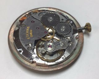 Gents Vintage Wristwatch Movement/ Eterna Fully With Dial & Hands
