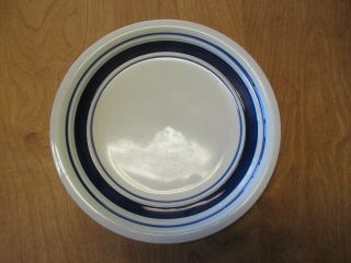 Tienshan Country Crock Tie63 Dinner Plate 10 3/4 " Blue 1 Ea 12 Available