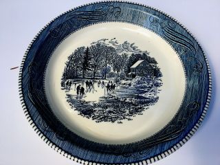 Royal China Jeannette Currier And Ives Skaters 