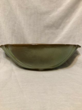 Vintage Frankoma Pottery Bowl 201 Prairie Green Glaze Clay