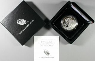 2017 Lions Club Int.  Centennial Silver Proof $1