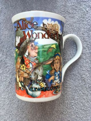 Alice In Wonderland Mug Sadler Mad Hatter Tea Party Cheshire Cat -