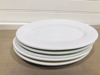 Set Of (5) Homer Laughlin Mayer China Restaurant Ware Small Oval Plates