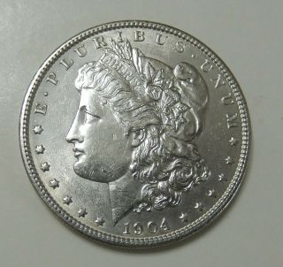1904 P Morgan Silver Dollar Au Details $1 Coin 90 Silver