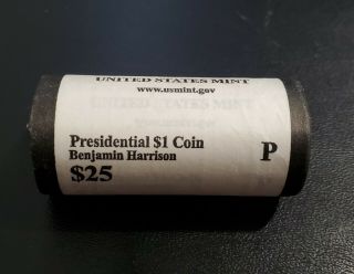 2012 - P Benjamin Harrison Presidential $1 Coin Roll