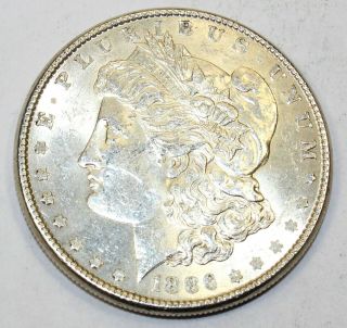 1886 United States Morgan Silver Dollar - Bu Brilliant Uncirculated - Vam1a